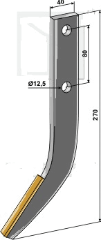 Hák frézy AVR RS18197