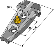 Klín radlice rozteč 45 mm