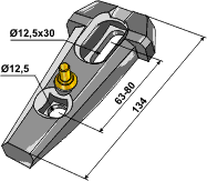 Klín radlice rozteč 63-80 mm