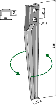 Hřeb Eberhardt RH105 pravý